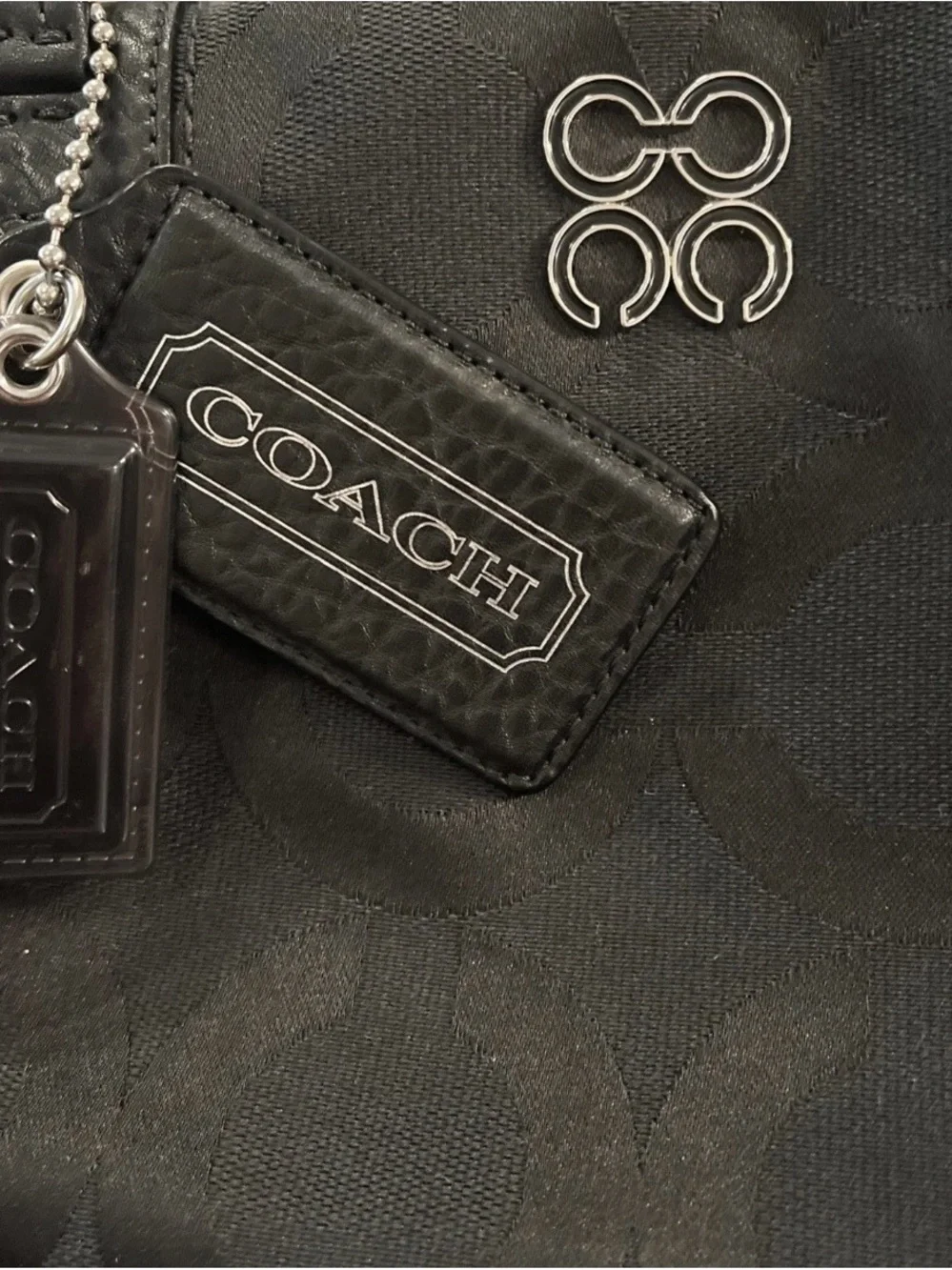 Coach black shoulder